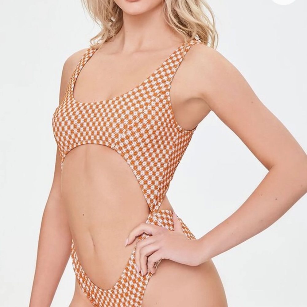 Vintage style Cutout swimsuit